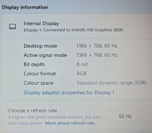 Dell Latitude E5420, Intel i5-2520M@2.5GHz. 8GB RAM, 250GB HDD, 14` HD Display, Win11