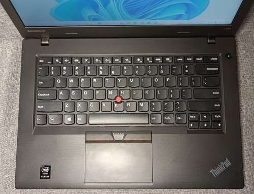 Lenovo ThinkPad L450, 5th Gen i3-5005U@2GHz, 8GB RAM, 500GB HDD, 14` HD Display, Windows 11