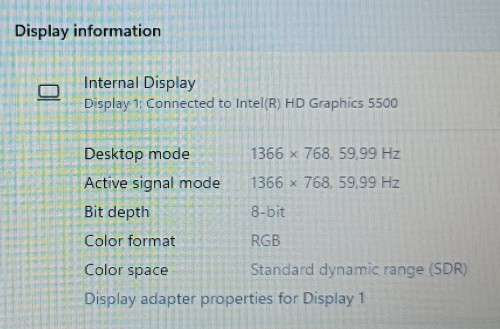 Lenovo ThinkPad L450, 5th Gen i3-5005U@2GHz, 8GB RAM, 500GB HDD, 14` HD Display, Windows 11