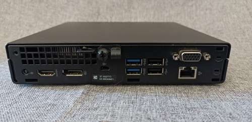 Dell OptiPlex 3080 micro, 10th Gen Intel Pentium Gold G6400T@3.4GHz, 8GB RAM,256GB NVME, 1TB HDD