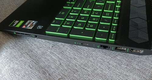 HP Pavillion 15 Gaming Laptop, GTX 1650 GPU, Ryzen 5 5600H, 16GB RAM, 1TB NVMe SSD, 1TB HDD, 15.6`