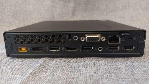 Lenovo ThinkCentre M715Q, AMD Ryzen 5 Pro 2400GE with Radeon Graphics, 256GB NVMe SSD, 8GB RAM