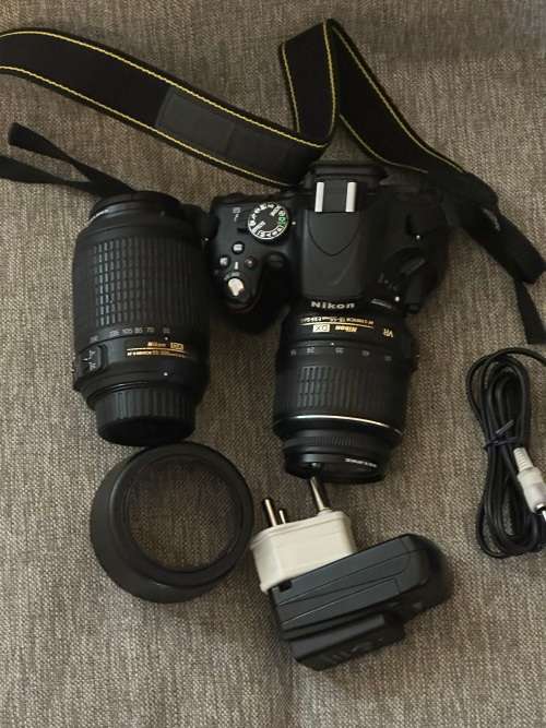Nikon D5100 WITH 2 LENSES 18-55MM & 55-200MM IN MINT CONDITION