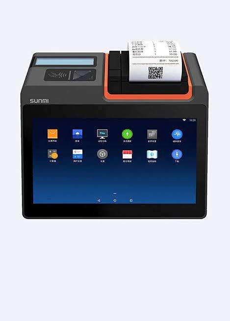 SUNMI T2mini Wireless Bluetooth Cash Register Printing Integrated Touch Screen Ordering Machine 80mm