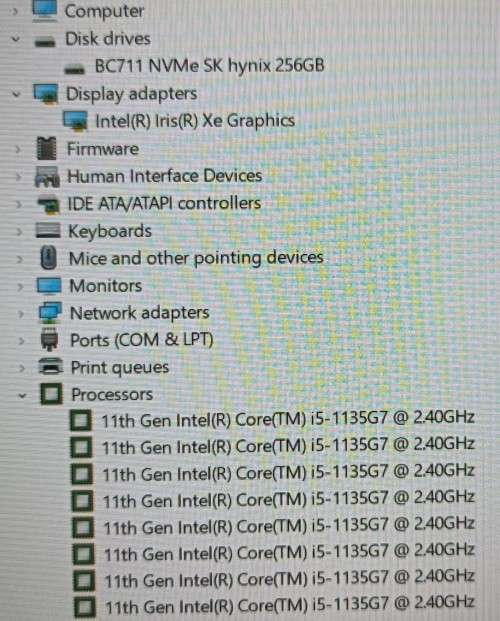 Dell Latitude 3250, 11th Gen Intel i5-1135G7@2.4GHz, 16GB RAM, 256GB NVMe SSD, 15`  FHD Display