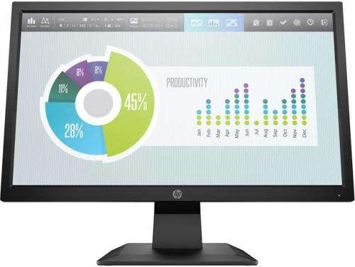 HP P204v 19.5-inch 1600 x 900p HD 16:9 60Hz 5ms TN LCD Monitor 5RD66AS
