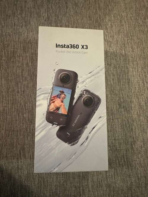 Insta360 X3 360 Action Camera Mint As New