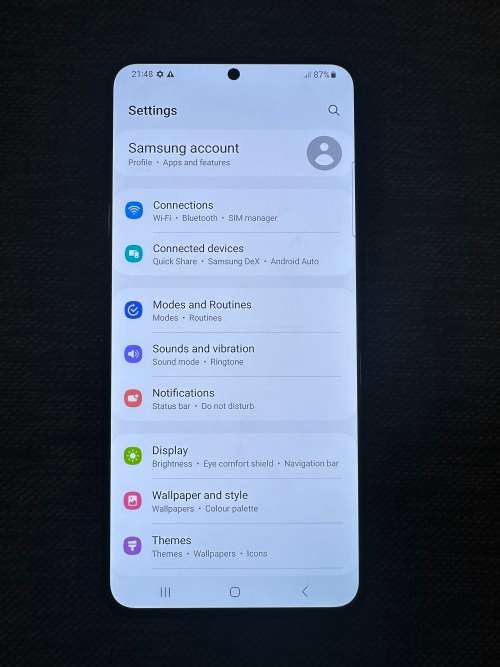 SAMSUNG S21 PLUS 5G DUAL SIM MINT CONDITION 8GB RAM 256GB
