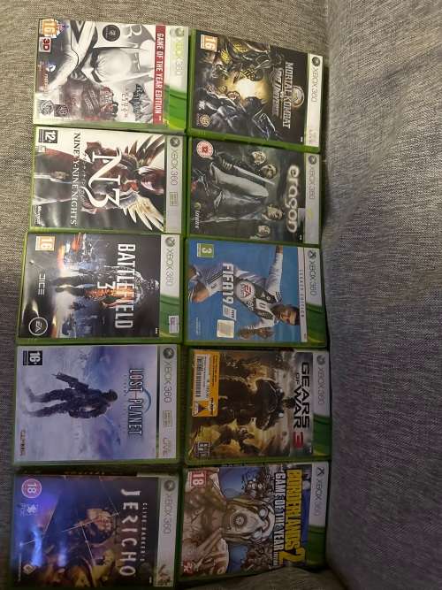 X BOX  360 250GB WITH TWO CONTROLERS AND 40 GAMES
