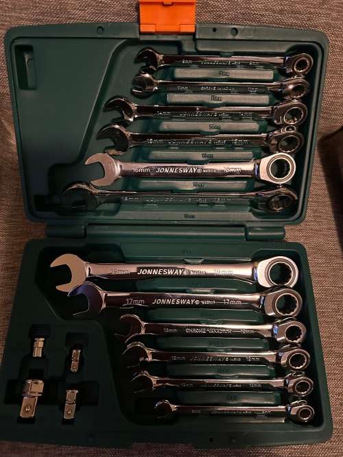 W45316S JONNESWAY 16PCS 72 TOOTH RATCHET SPANNER SET NEW