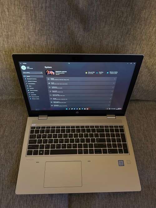 HP ProBook 650 G5 15.6-inch Laptop - Intel Core i5-8265U 256GB SSD 16GB RAM