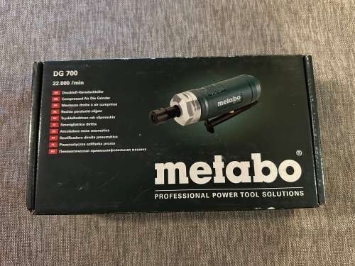 METABO | AIR DIE GRINDER 6.2BAR 6MM 600L/MIN | DG 700 New