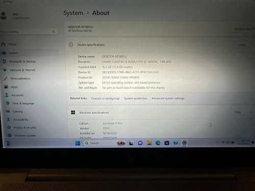 HP EliteBook 840 G6, 8th Gen i5-82565U@1.6GHz, 16GB RAM, 256B NVMe SSD, 14`` FHD Display LTE