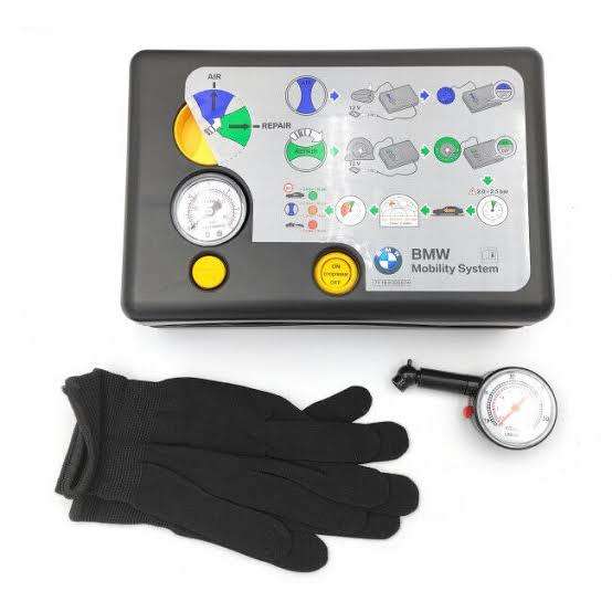 Bmw Genuine Flat Tire Repair complete Mobility Kit New