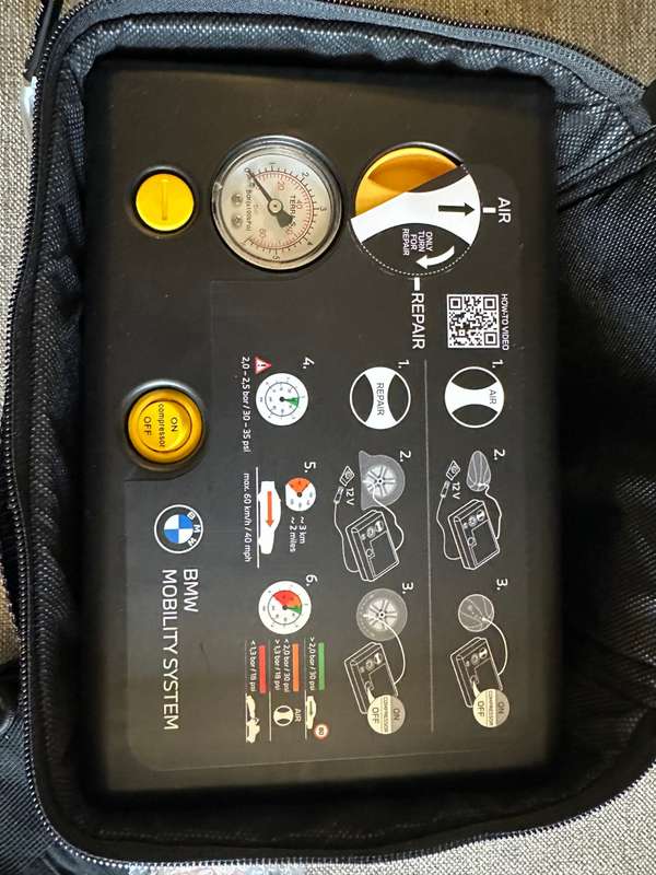 Bmw Genuine Flat Tire Repair complete Mobility Kit New