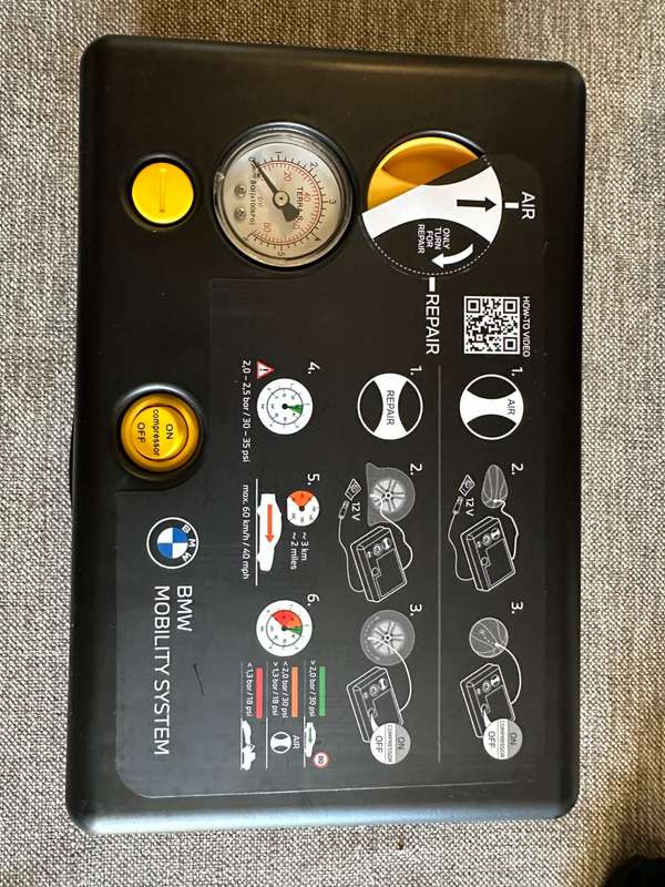 Bmw Genuine Flat Tire Repair complete Mobility Kit New
