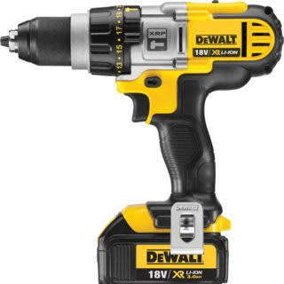 DEWALT 18V XR COMPACT HAMMER DRILL DRIVER WITH 3 BATTERIES NEW SEALED