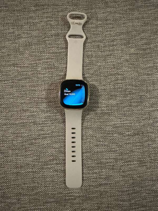 Fitbit Sense Health & Fitness Heart Sleep Pace Tracker Smartwatch - Lunar