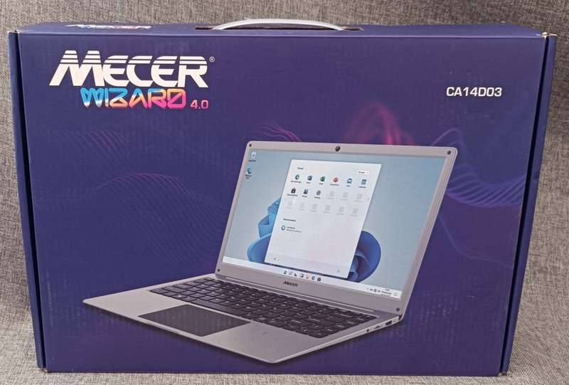 Mecer Wizard 4 CA14D03, Intel Celeron N4020@1.1GHz, 4GB RAM, 128GBeMMC SSD, 14` HD Display, Win11