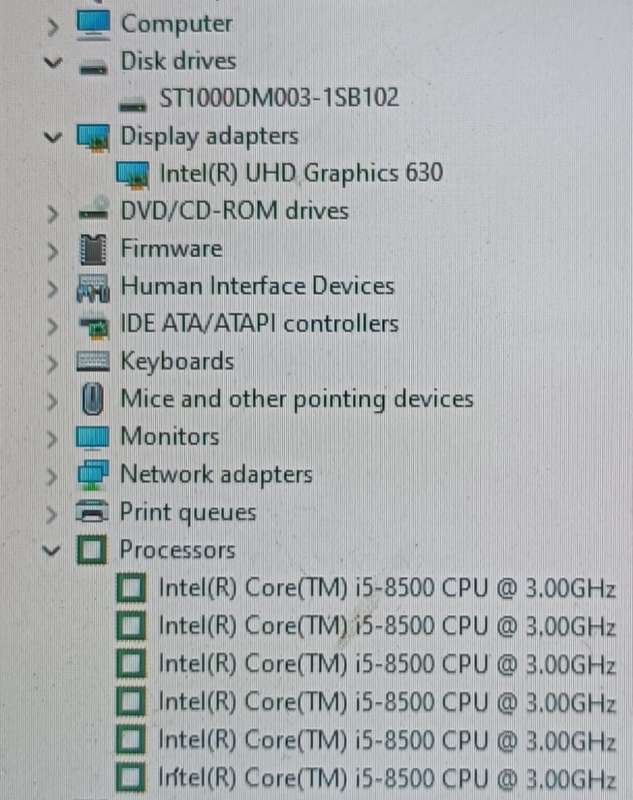 HP 290 G2 MT, 8th Gen Intel i5-8500@3GHz, 8GB RAM, 1TB HDD, DVD-RW, Windows 11