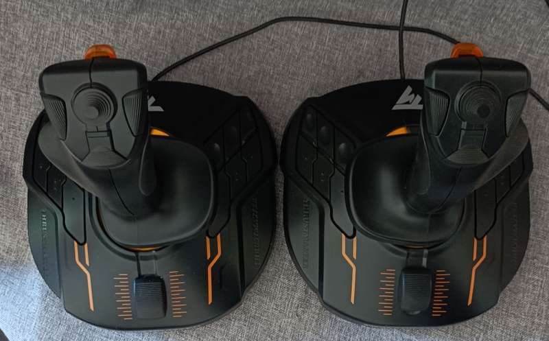 New in Box - ThrustMaster T1600M FCS Space Sim Duo joysticks
