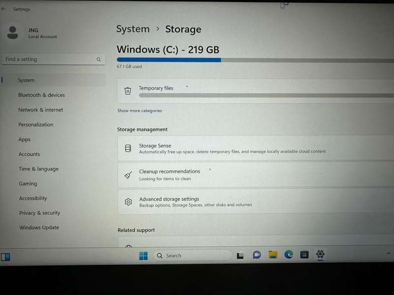 MSI Modern 14 Core i3 8GB 256 GB 14` FHD Laptop Mint Condition