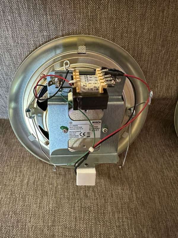 Set of 2 Bosch LC4-UC06E Ceiling Loudspeaker, 6W, Wide Angle New