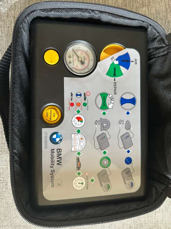 Bmw Genuine Flat Tire Repair complete Mobility Kit New
