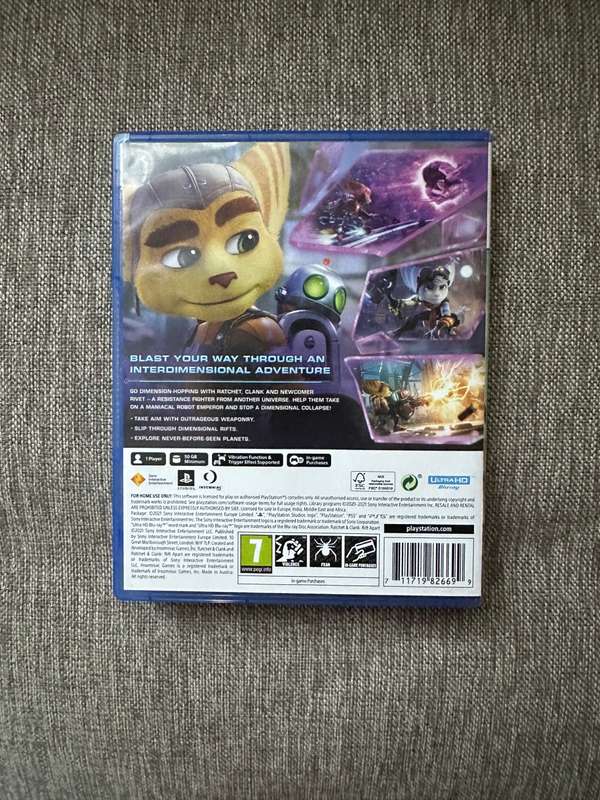 RATCHET CLANK PS5 GAME