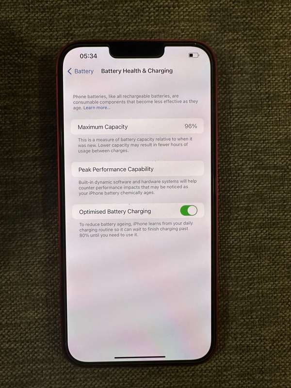 I PHONE 14 PLUS 128GB 96% BATTERY HEALTH E SIM PLEASE READ