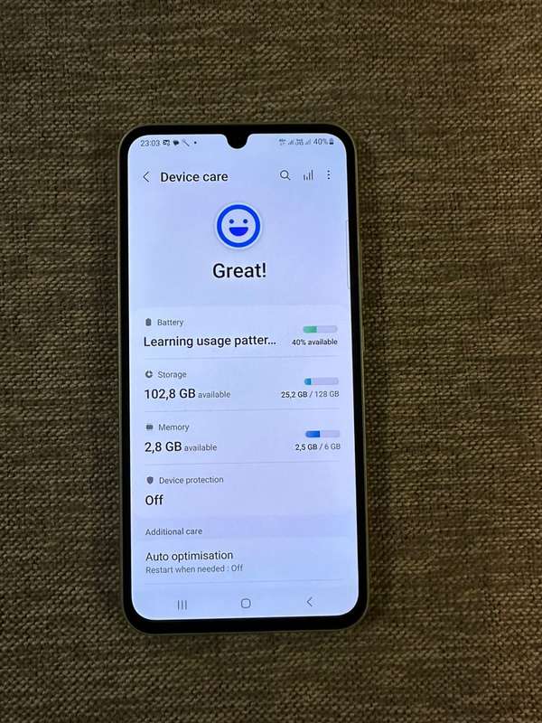 Samsung A34 5G Dual Sim 128GB - Lime Green Mint
