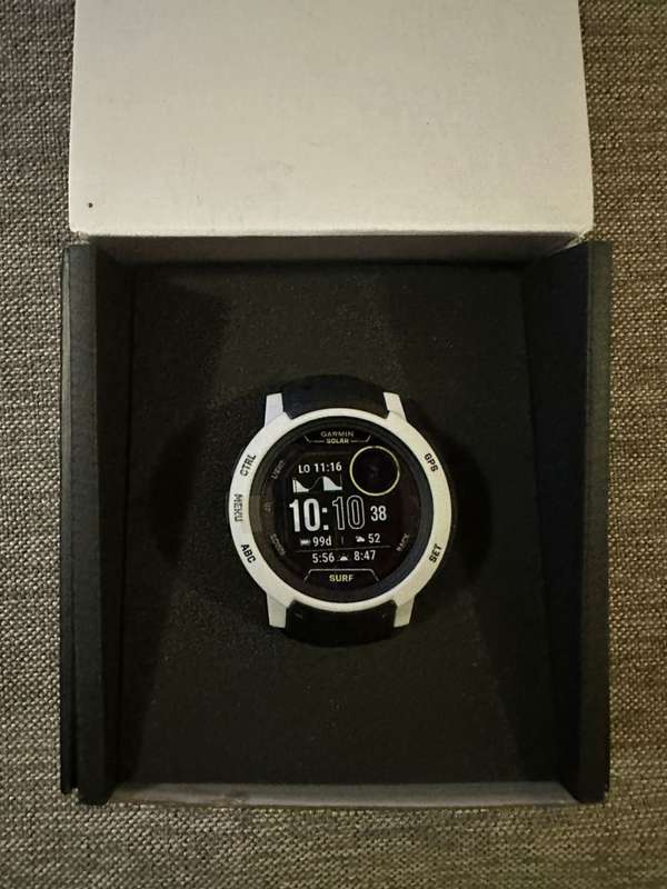 GARMIN INSTINCT 2 SOLAR SURF RUGGED GPS WATCH NEW