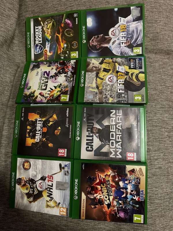 8 X XBOX ONE GAMES