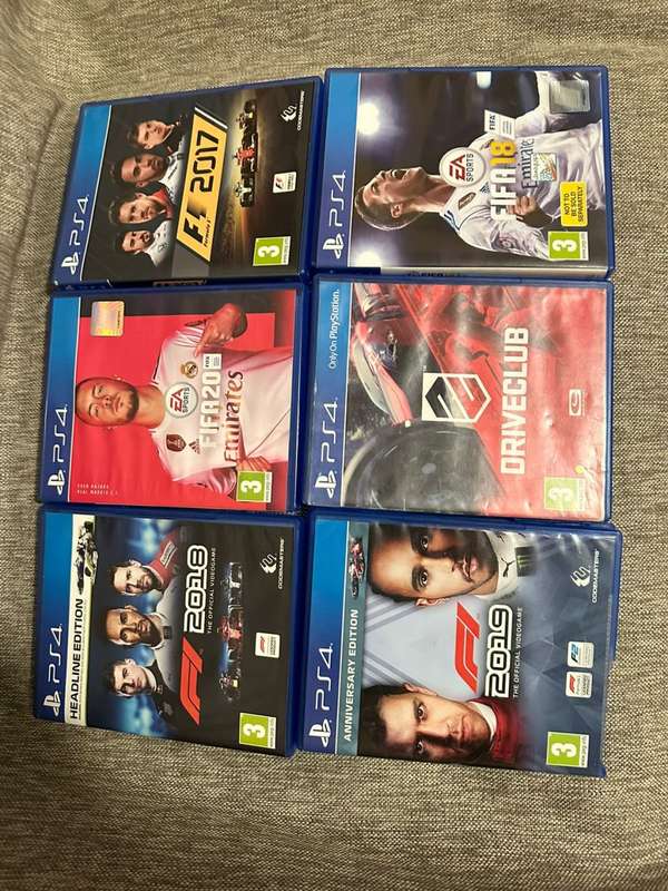 6 x ps4 games