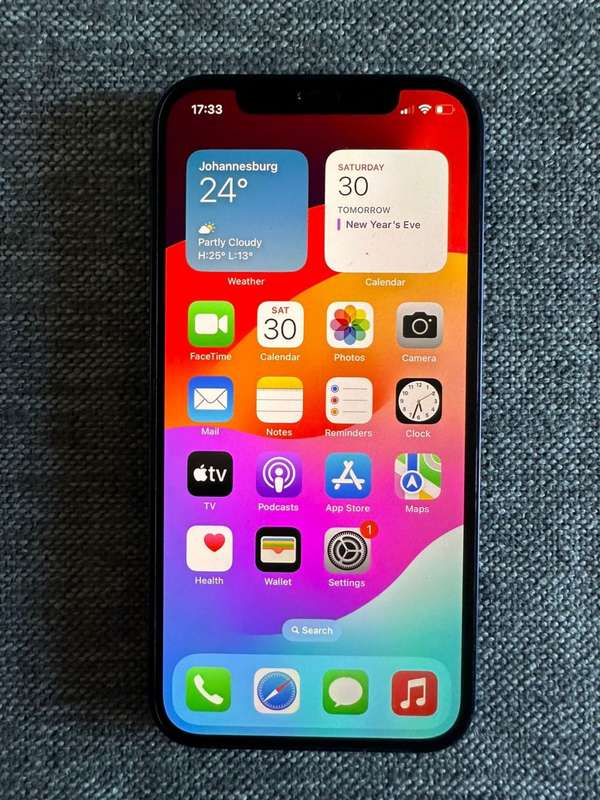 I PHONE 12 BLUE 128GB 92% BATTERY HEALTH MINT