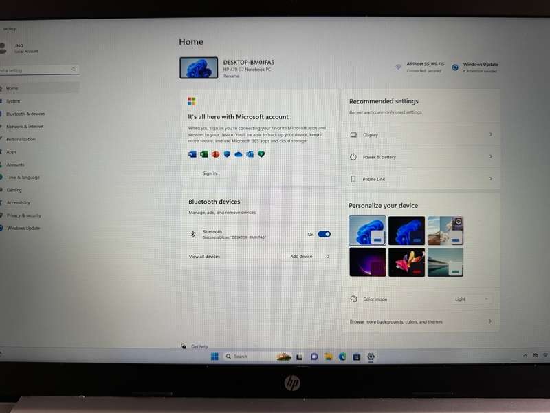HP ProBook 470 G7 Notebook PC  Core i7-10510U / 17.3 FHD / 16GB RAM / 512GB SSD / Radeon 530 2GB