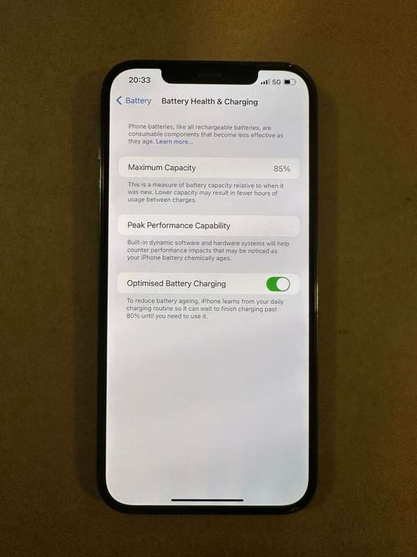 Apple iPhone 12 Pro Max  256GB,  Mint  condition 85% batt health