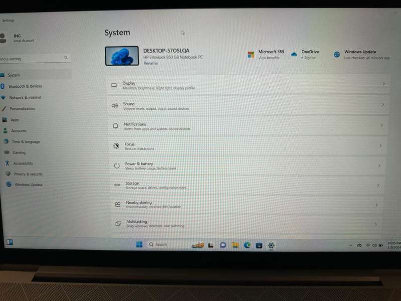 HP EliteBook 850 G8 Notebook PC IDS Base Model Core 17 11th gen LTE FHD Dispaly Hp Warranty