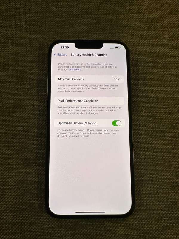 APPLE I PHONE 13 PRO MAX  256GB 88% BATTERY HEALTH