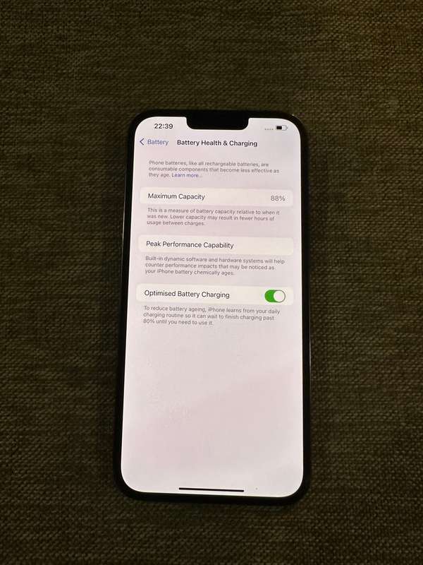 APPLE I PHONE 13 PRO MAX  256GB 88% BATTERY HEALTH
