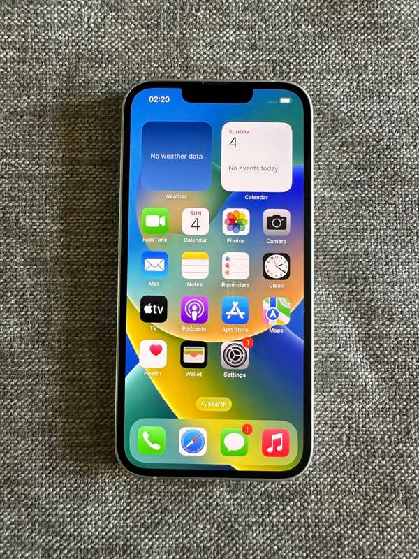 I PHONE 13 128 GB 100% BATT HEALTH
