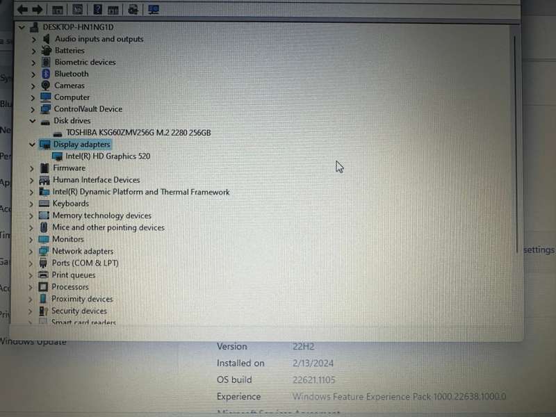 Dell Latitude E5470,  6th Gen i5-6300U@2.4GHz, 12GB RAM, 256GB SSD, 14`