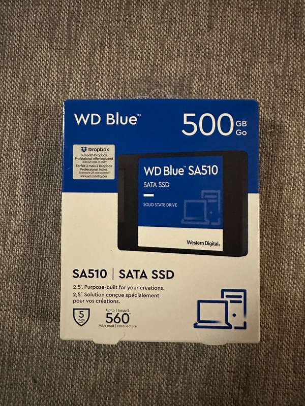 WD BLUE SA510 500GB SATA SSD NEW