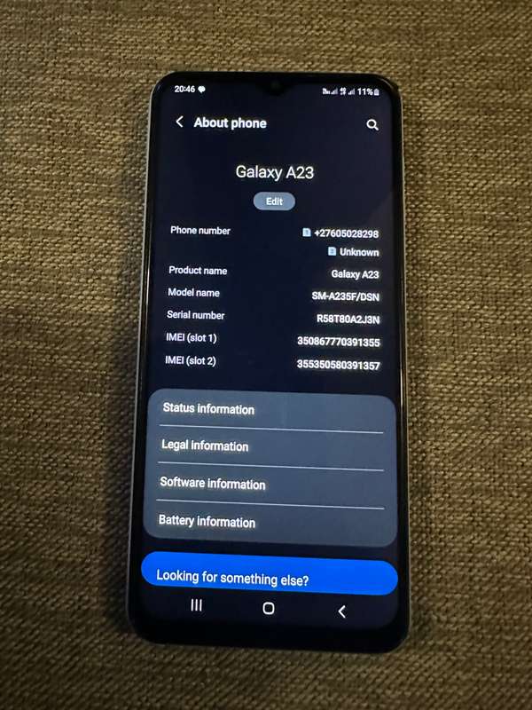Samsung Galaxy A23 Dual Sim Mint