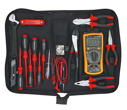 HellermannTyton ELECKT 16 Piece Electrical Tool Kit New Sealed