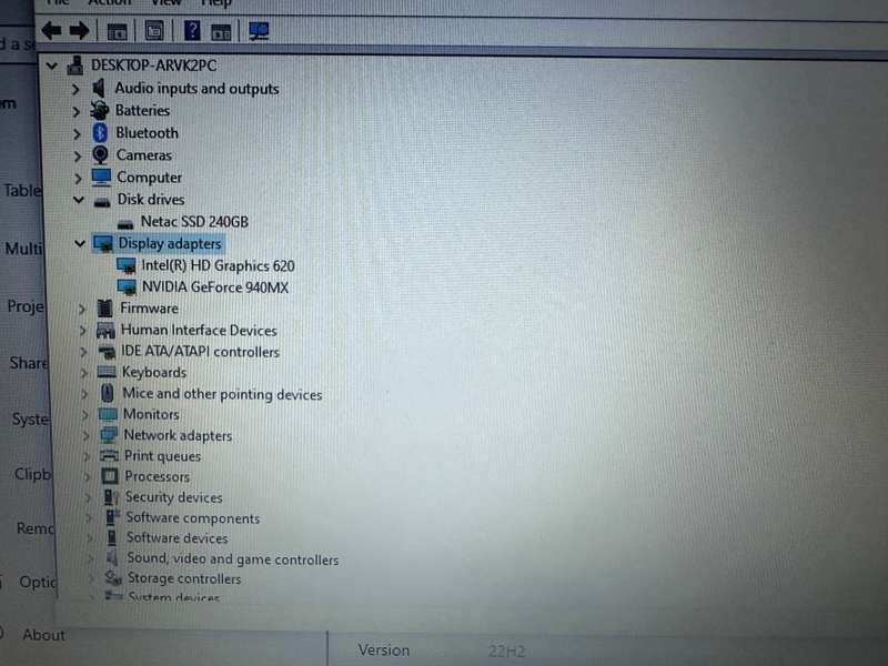 Pavilion 15 15-cc501ni i5-7200U 8GB Ram 24ogb Ssd 15.6` Nvidia Geforce 940MX New Battery