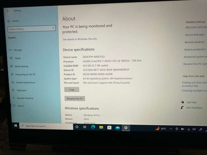 LENOVO YOGA X1 4TH GEN [TYPE 20QF,20QG] TOUCH SCREEN I7 8TH GEN 16GB RAM 512GB SSD WITH S PEN MINT