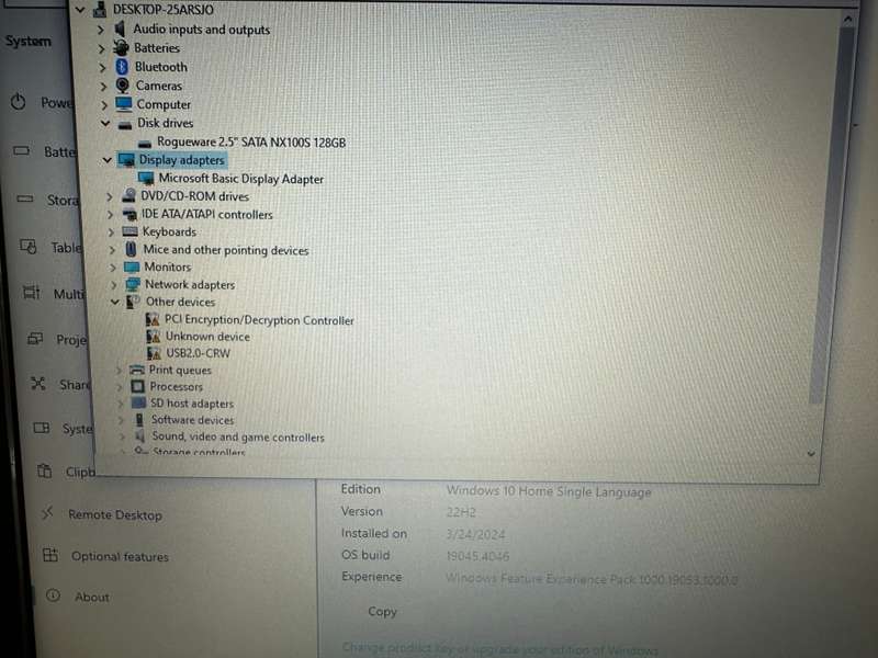 LENOVO G40 AMD A6-6310 APU WITH AMD R4 GRAPHICS 8GB RAM 128GB SSD