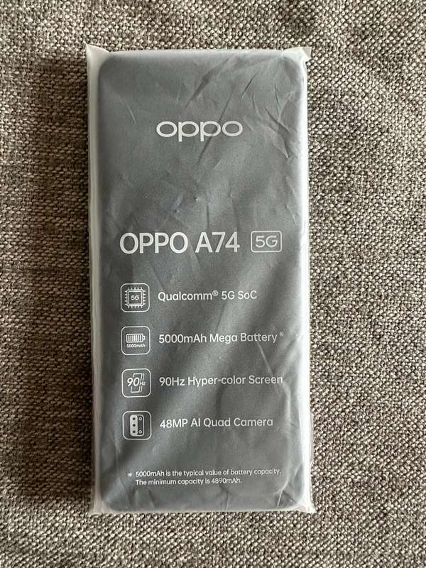 OPPO  [  CPH2197 ] A74 5G 6GB RAM 128 GB MEMORY  SINGLE SIM