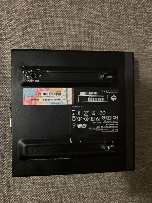HP EliteDesk 800 G1 DM, Intel i5-4590T@2GHz, 8GB RAM, 500GB HDD